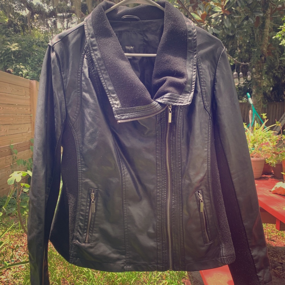 Faux Leather Jacket by Mossimo